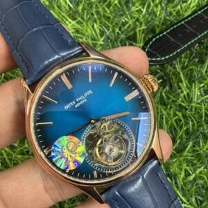 Patek Philippe Complications Flying Tourbillon Automatic Rose Gold Luxury Watch