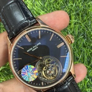 Patek Philippe Complications Flying Tourbillon Automatic Rose Gold Luxury Watch