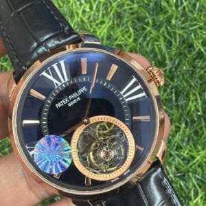 Patek Philippe Flying Tourbillon Automatic Rose Gold Luxury Watch l