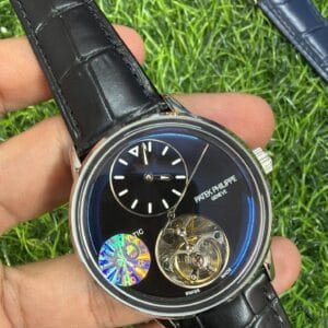 Patek Philippe Tourbillon Complication Automatic Silver Luxury Watch