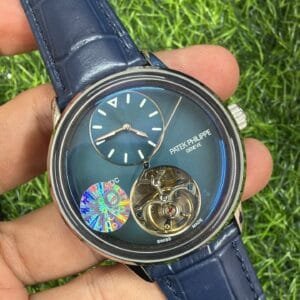 Patek Philippe Tourbillon Complication Automatic Silver Luxury Watch