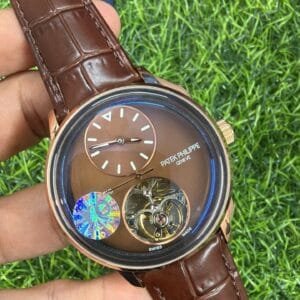 Patek Philippe Tourbillon Complication Automatic Rose Gold Luxury Watch