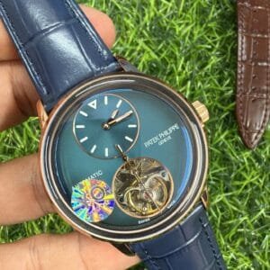 Patek Philippe Tourbillon Complication Automatic Rose Gold Luxury Watch