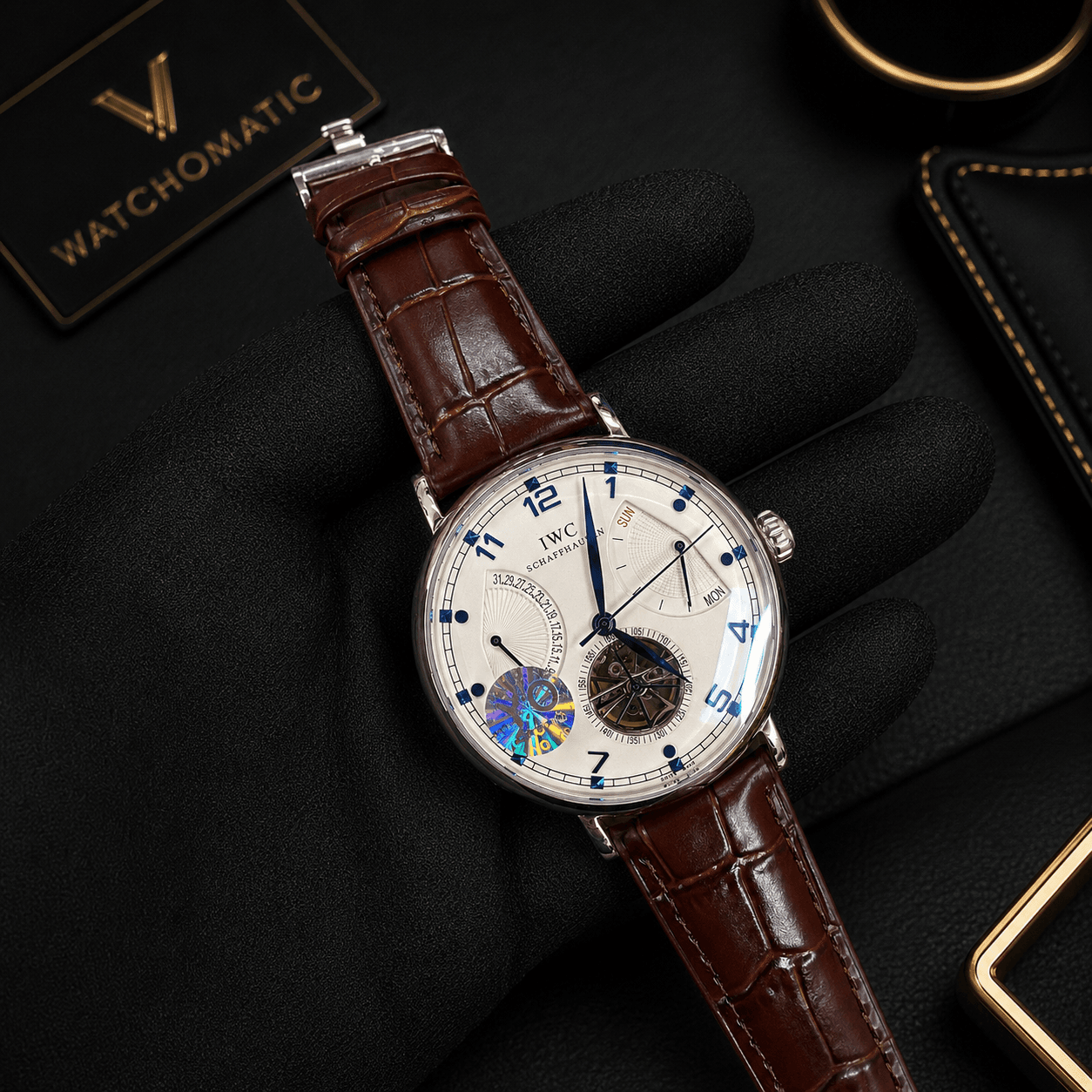 IWC Portugieser Tourbillon Automatic Silver Luxury Watch