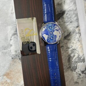 Jacob & Co. The World Is Yours Dual Time Zone Semi ETA Automatic Men's Watch Collection