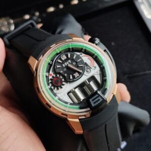 HYT H1 Hydro Mechanical Timepiece DLC Edition Ref 148-DL-21-RF-RU
