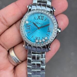 Chopard Happy Sport Women's Swiss Quartz Diamond Bezel Watch