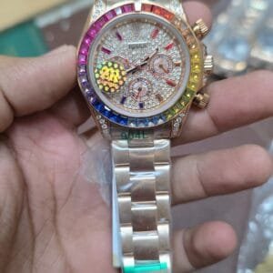 Rolex Cosmograph Daytona Rainbow Diamond Automatic Watch