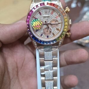 Rolex Cosmograph Daytona Rainbow Diamond Automatic Watch