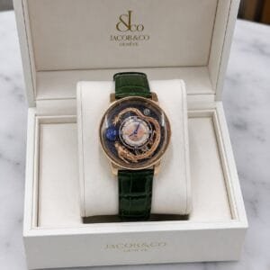 Jacob & Co Pindu Design Astronomia Dragon Luxury Quartz Men's Watch