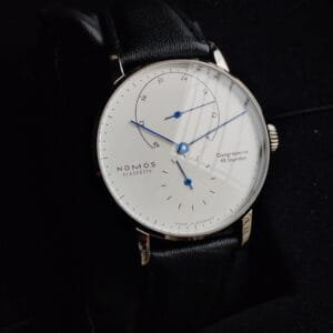 Nomos Glashütte 960.S1 Lambda 175th Anniversary LE white dial automatic watch