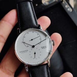 Nomos Glashütte 960.S1 Lambda 175th Anniversary LE white dial automatic watch