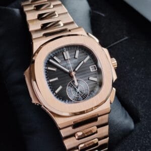 Patek Philippe Nautilus Rose Gold 5980 1R 001 Swiss ETA automatic movement