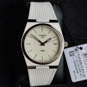Tissot PRX 40mm Ref T137 410 17 011 00 white dial Swiss Quartz