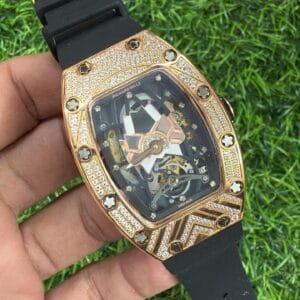Richard Mille RM 07-01 Women Watch Diamond Studded Semi ETA Automatic
