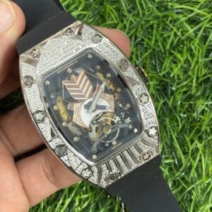 Richard Mille RM 07-01 Women Watch Diamond Studded Semi ETA Automatic