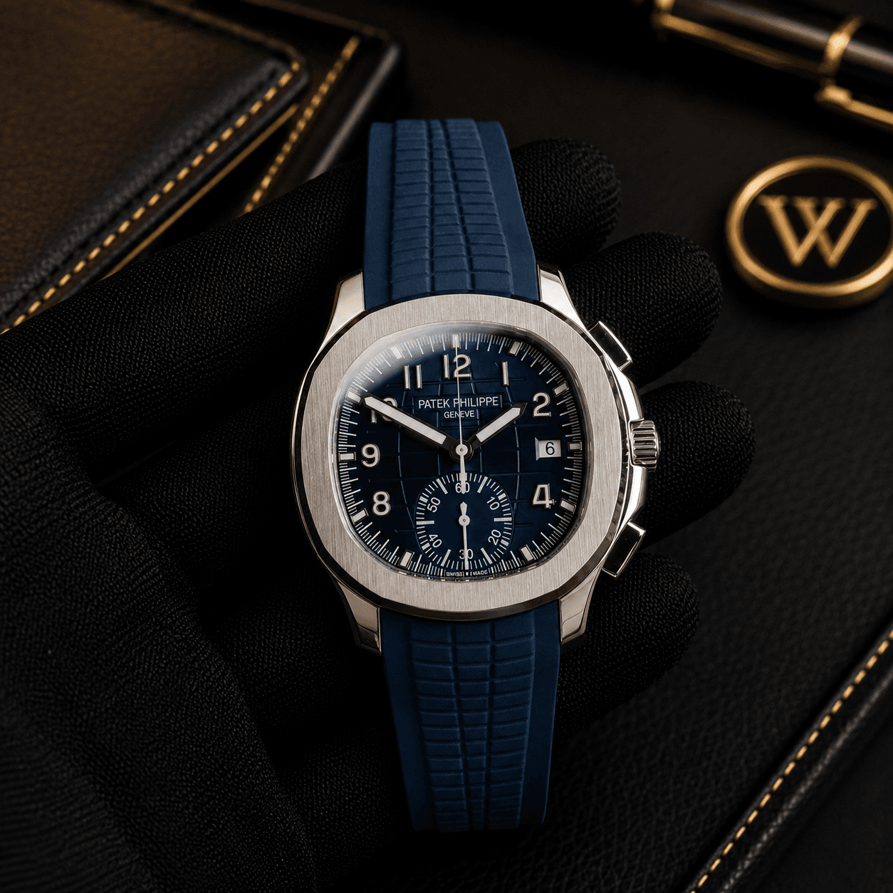 Patek Philippe Aquanaut Chronograph 5968G-001 Swiss ETA Watch