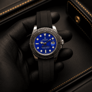 Rolex Yacht-Master 40 Automatic Sapphire Glass blue dial black rubber strap