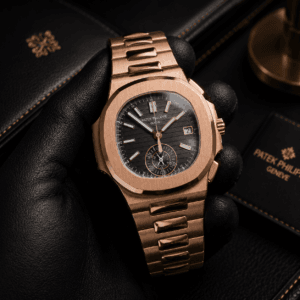 Patek Philippe Nautilus Rose Gold 5980 1R 001 Swiss ETA automatic movement