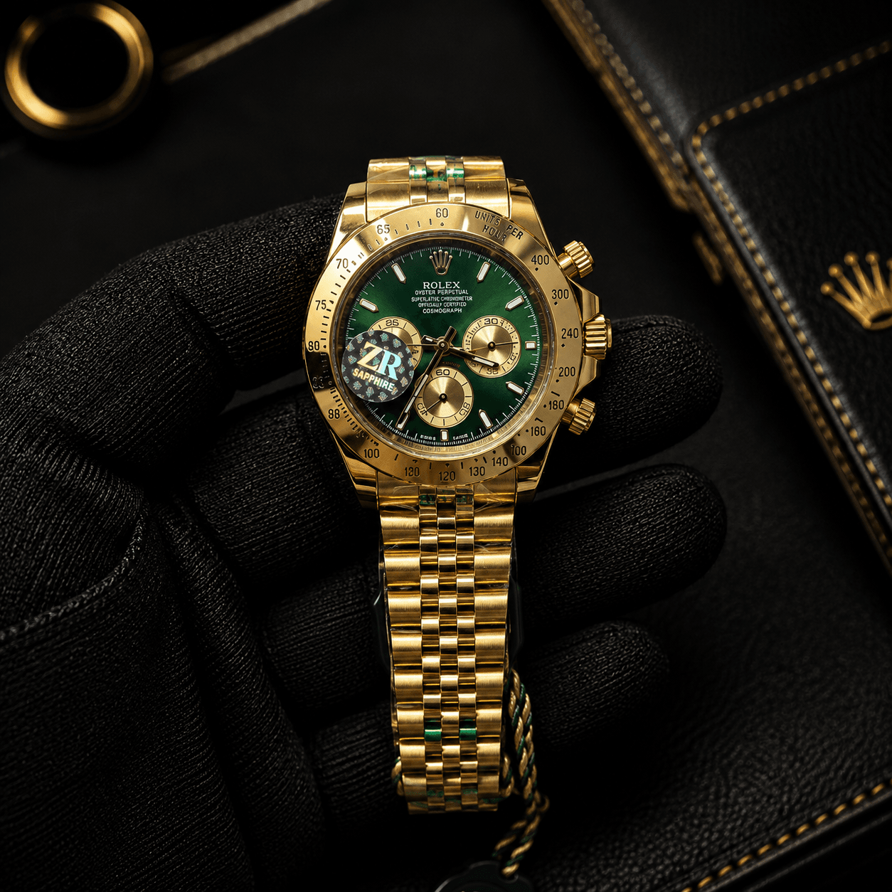 Rolex Daytona Automatic Premium Sapphire Glass Gold