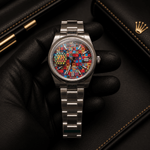 Rolex Oyster Perpetual Automatic Premium Quality Watch multicolor dial