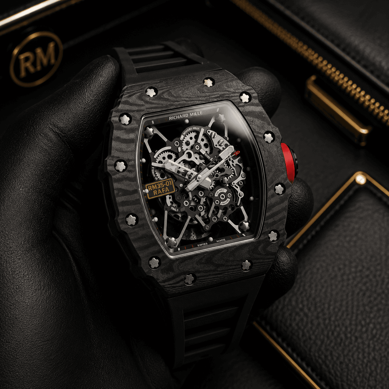 Richard Mille RM35-01 Premium Full Carbon Automatic Watch