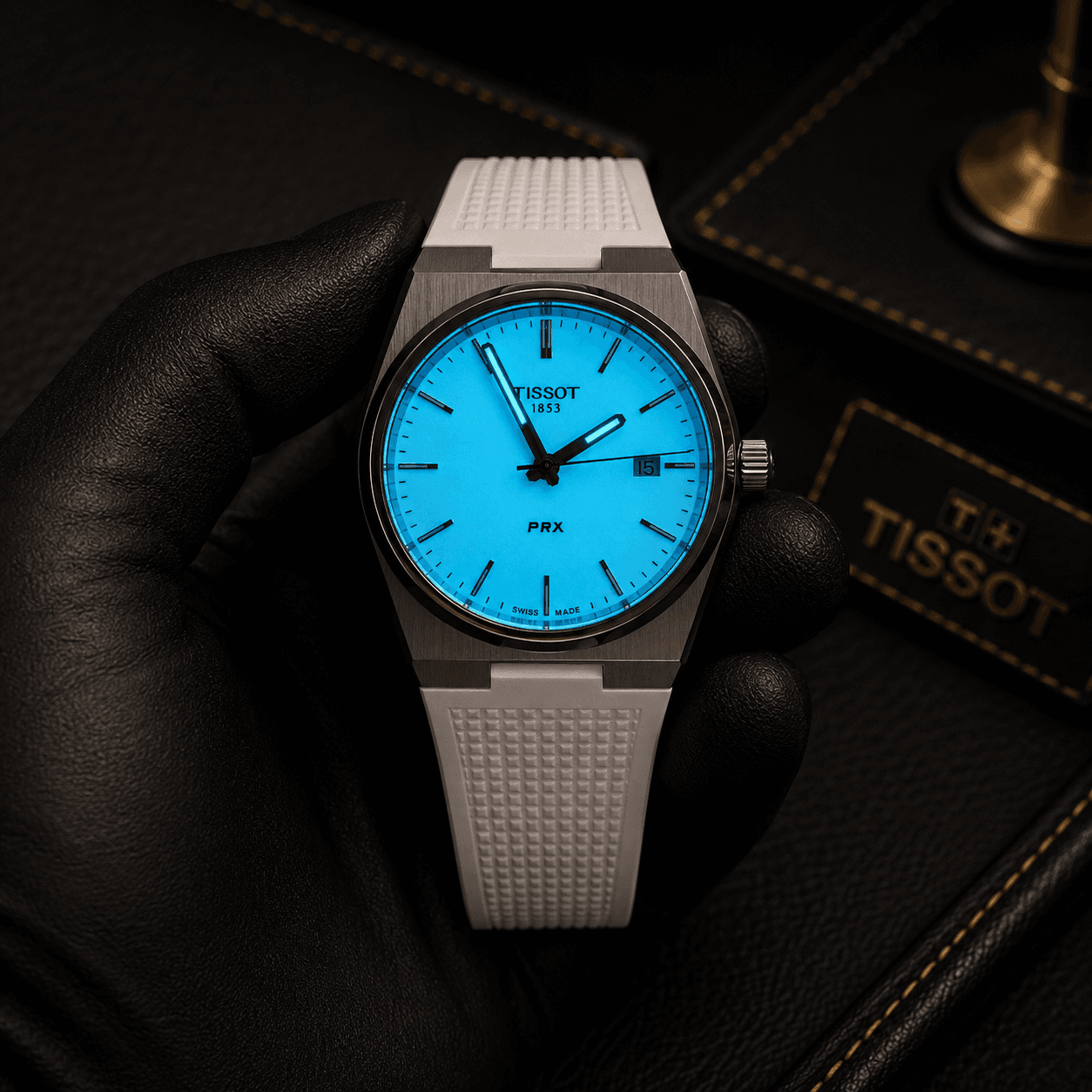 Tissot PRX 40mm Ref T137 410 17 011 00 white dial Swiss Quartz