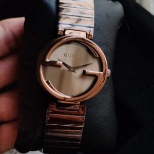 Gucci Interlocking G YA133317 Ladies 37mm Brown Watch