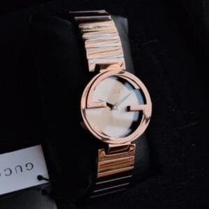 Gucci Interlocking G YA133317 Ladies 37mm Brown Watch
