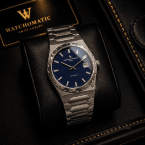 Vacheron Constantin Historiques 222 Ref. 4200H/222A-B934 Premium Men's Watch with Blue Dial and Stainless Steel Bracelet