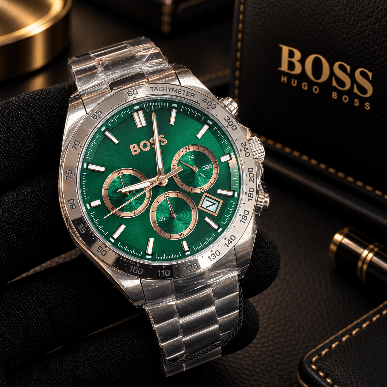 BOSS Hero 2.0 Men's Chronograph Watch Original Authentic Quality