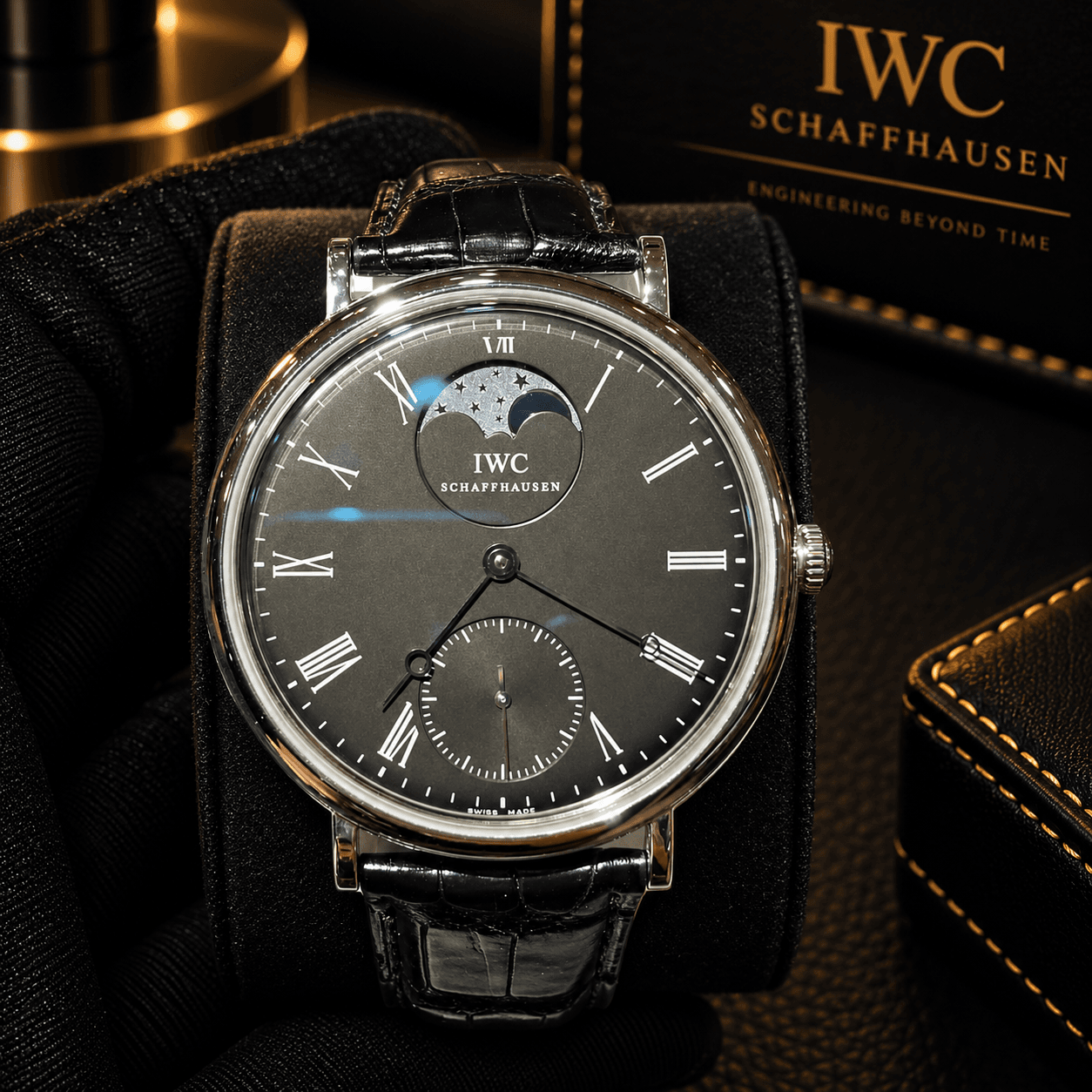 IWC Portofino IW544801 Moonphase Men's Watch Vintage Collection