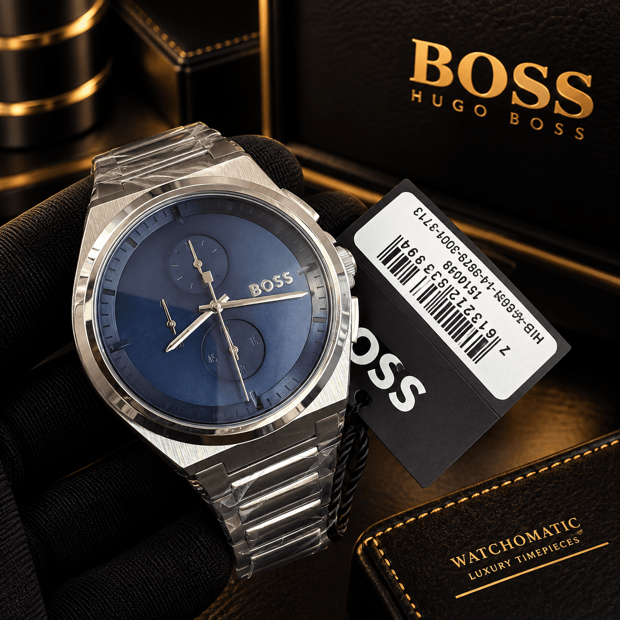 BOSS Steer Chronograph 1514048 Men's Watch Original Authentic