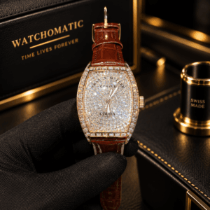 Franck Muller Cintrée Curvex Automatic Diamond Luxury Watch