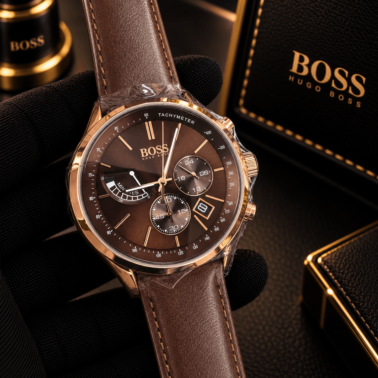 Hugo Boss Grand Prix 1513605 Men's Chronograph Watch Original Authentic Quality