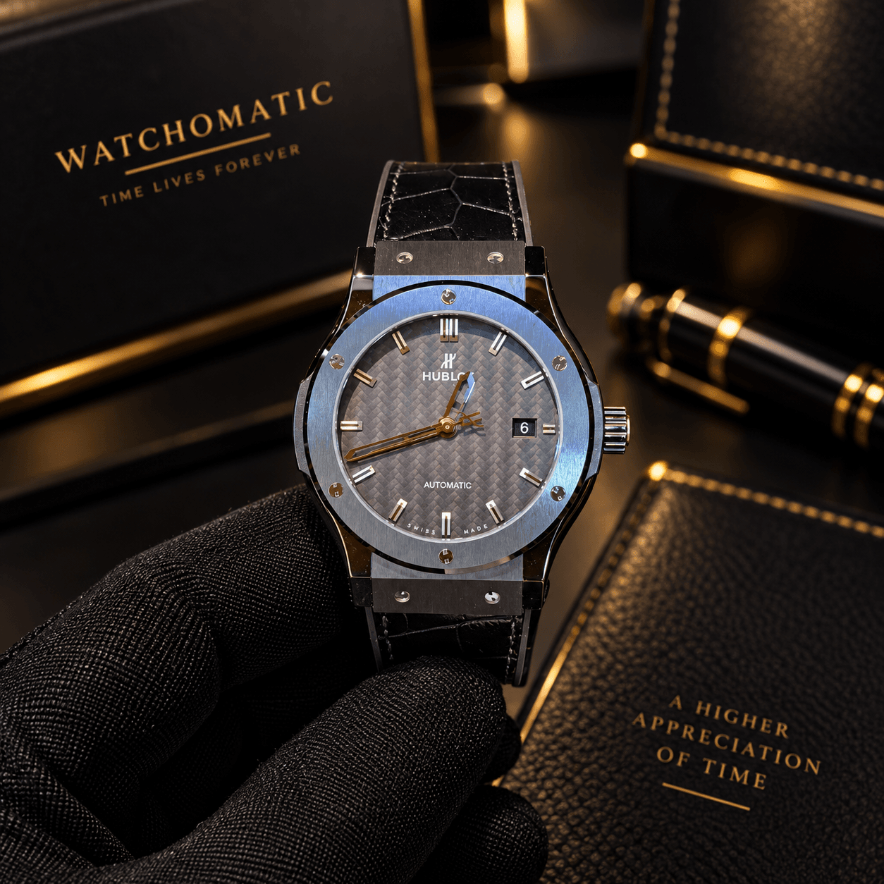 Hublot Classic Fusion Black Magic Automatic Swiss Luxury Watch